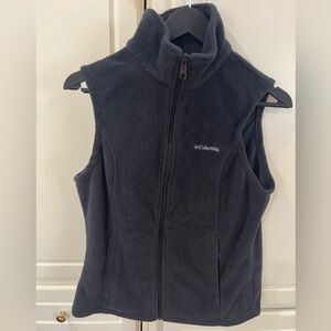 Columbia Black Fleece Vest| Women’s Medium